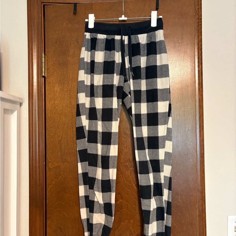 Checkered pajama pants